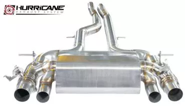 Hurricane Exhaust 3.5" Straight Pipe ECE Klappenanlage für BMW M4 F82 431PS
